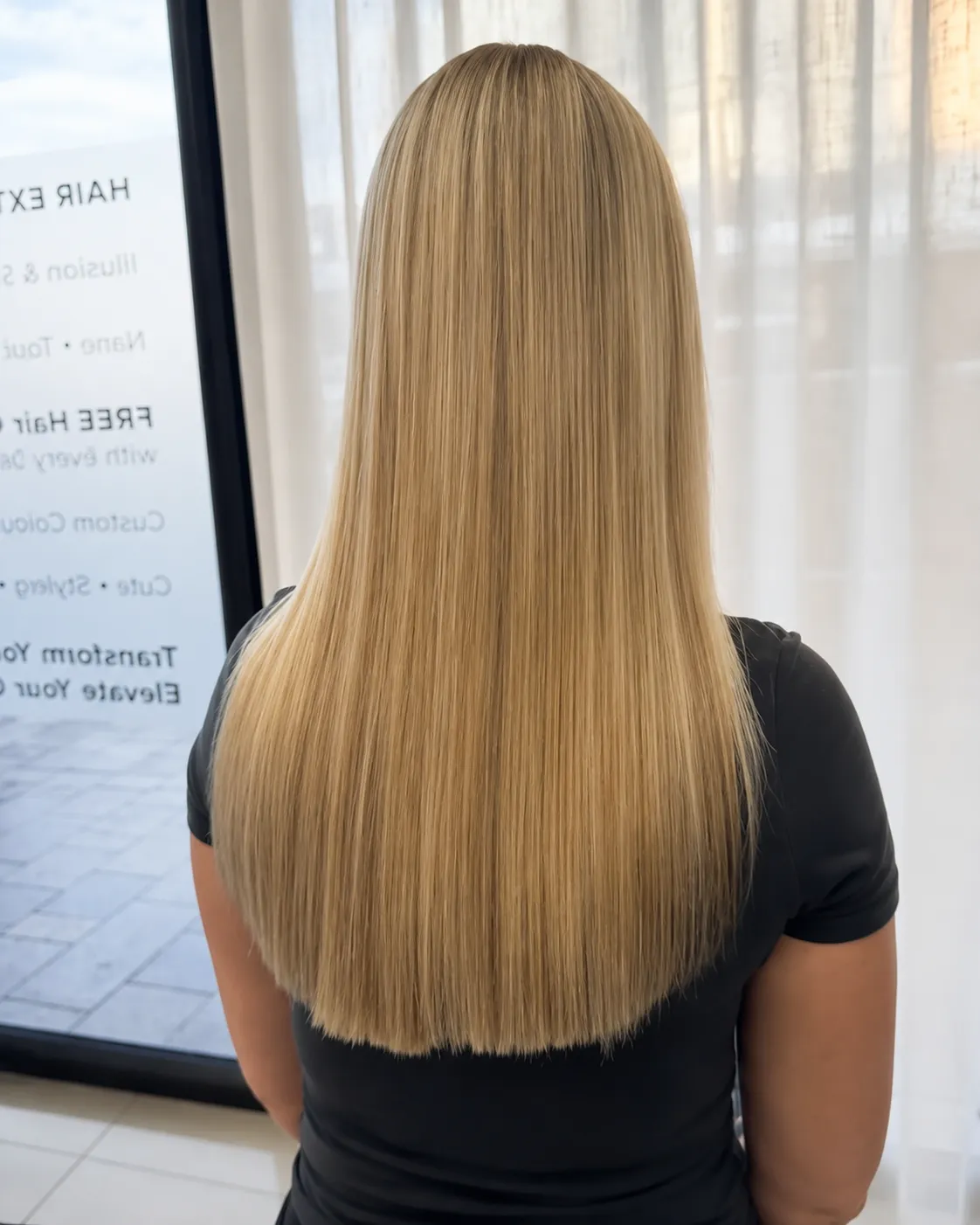 Undetectable nano hair extensions by Luscious Lox Sydney
